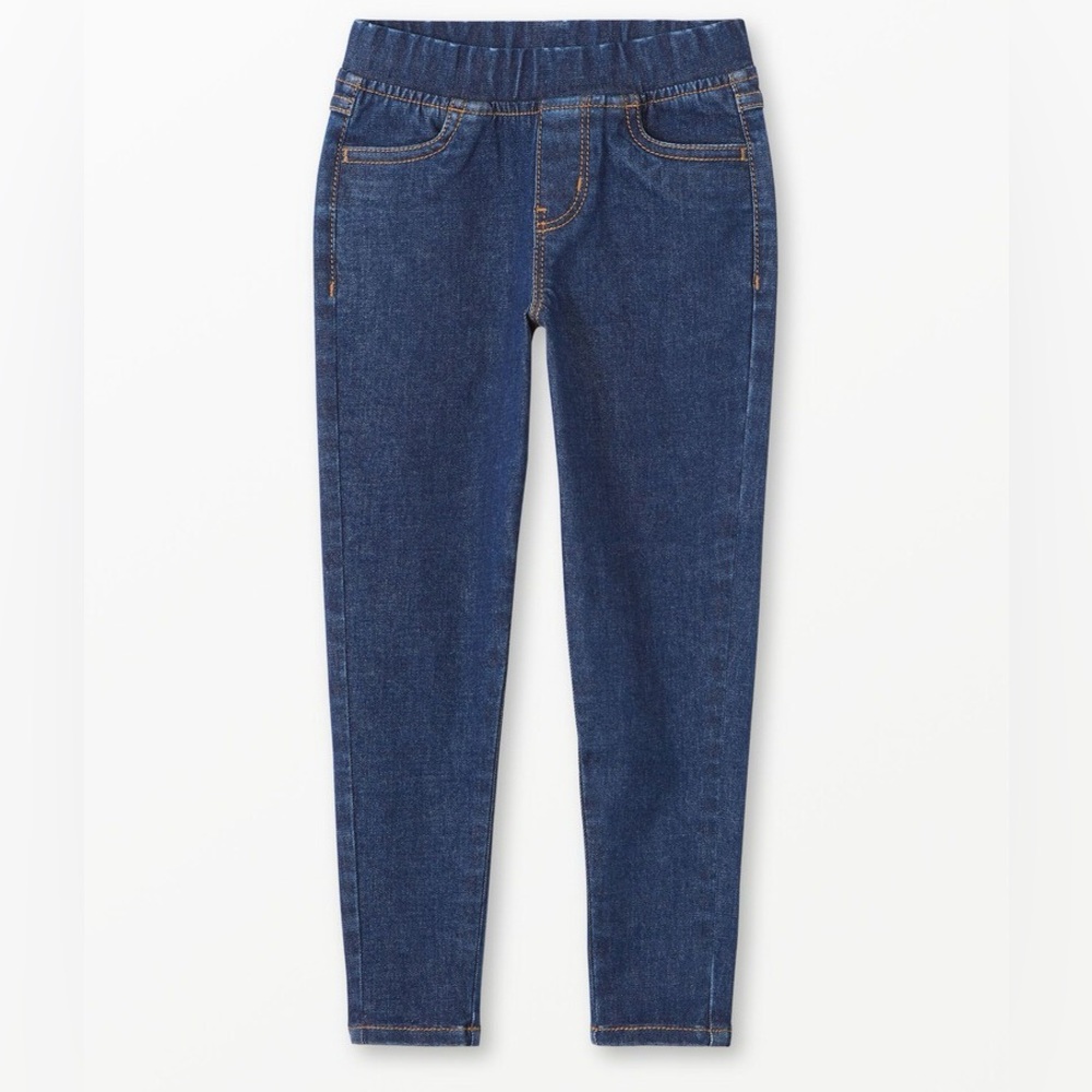 NWOT Hanna Andersson Girls Size 8 Denim Skinny Fit Jeggings